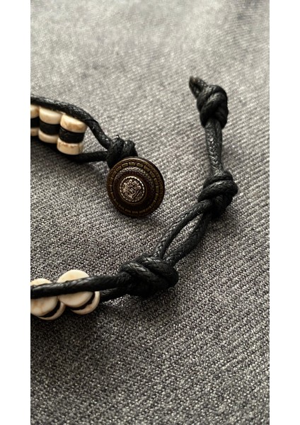 Doğal taş Varisit ve Lav Taşı Düğme Detaylı Tasarım Bileklik Erkek Bileklik Kadın Bileklik modelleri