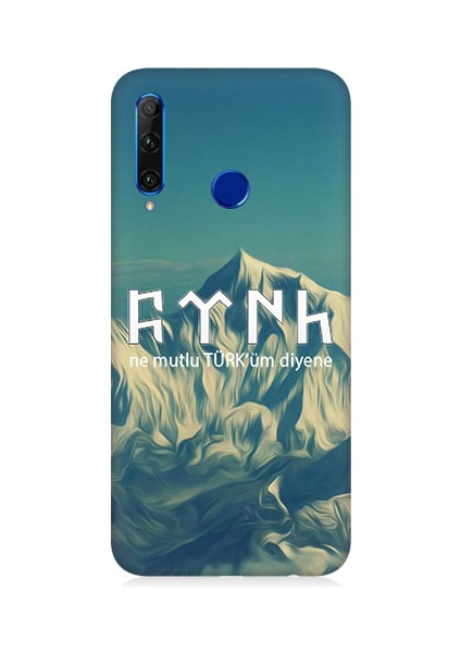 Huawei Honor 20 Lite Uyumlu Ne Mutlu Türküm Diyene Desenli Silikon Kılıf