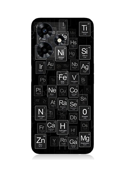 Infinix Hot 30 Uyumlu Elementler ve Sembolleri Desenli Silikon Kılıf
