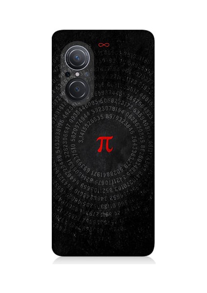 Huawei Nova 9 Se Uyumlu Pi Sayısı ve Sonsuzluk Desenli Silikon Kılıf