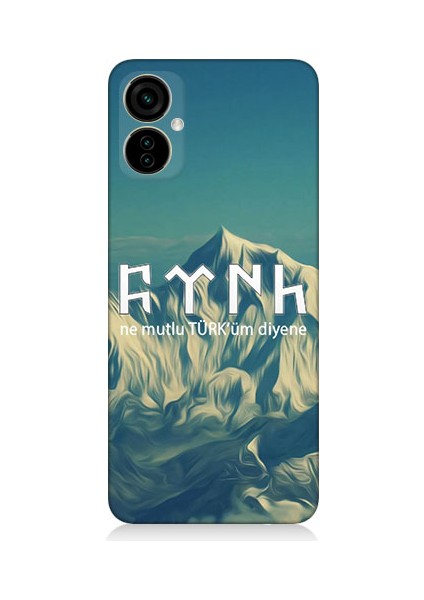 Tecno Spark 9 Pro Uyumlu Ne Mutlu Türküm Diyene Desenli Silikon Kılıf