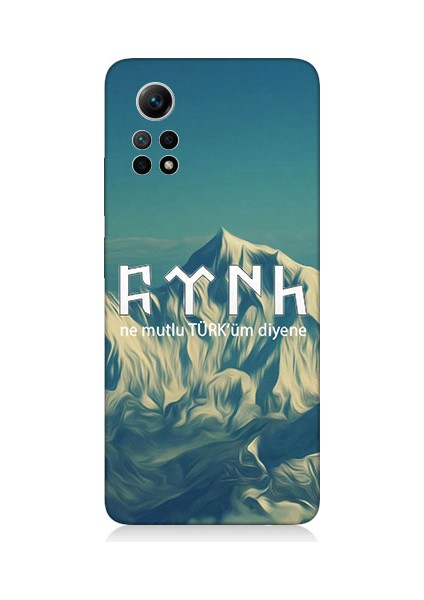 Xiaomi Redmi Note 12 Pro 4g Uyumlu Ne Mutlu Türküm Diyene Desenli Silikon Kılıf