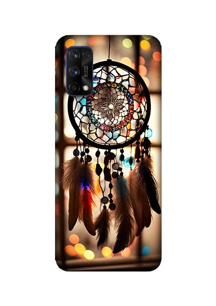 Realme 7 Pro Uyumlu Düş Kapanı Dreamcatcher Desenli Silikon Kılıf