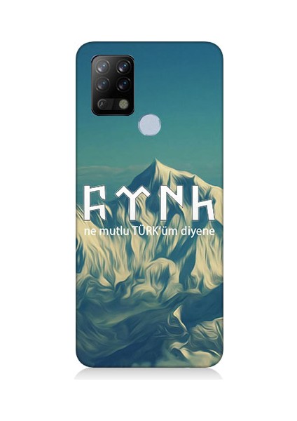 Tecno Pova Uyumlu Ne Mutlu Türküm Diyene Desenli Silikon Kılıf