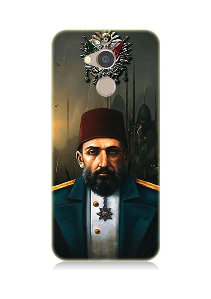 General Mobile Gm8 Uyumlu 2. Abdulhamid Han Osdmanlı Padişahı Desenli Silikon Kılıf