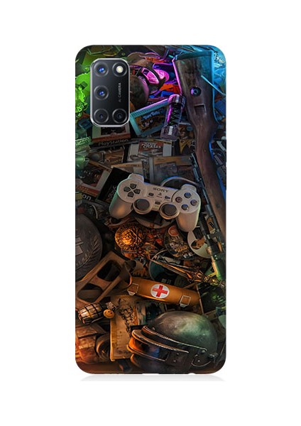 Oppo A52 Uyumlu Oyuncu Gamer Desenli Silikon Kılıf