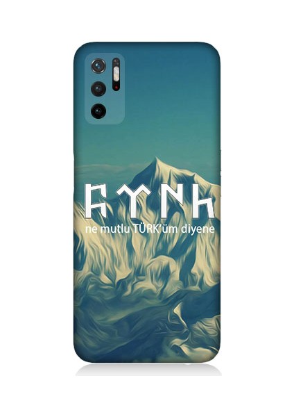 Xiaomi Poco M3 Pro Uyumlu Ne Mutlu Türküm Diyene Desenli Silikon Kılıf