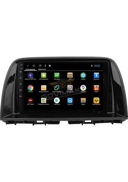 GOVİMAKS MAZDA CX-5 2013 2016 PIANO BLACK UYUMLU 8 GB RAM 128 GB HAFIZA ANDROID MULTIMEDIA TEYP