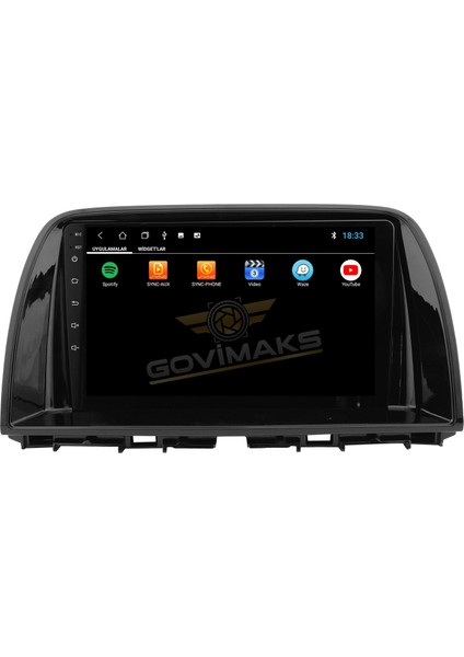 GOVİMAKS MAZDA CX-5 2013 2016 PIANO BLACK UYUMLU 8 GB RAM 128 GB HAFIZA ANDROID MULTIMEDIA TEYP fiyatları