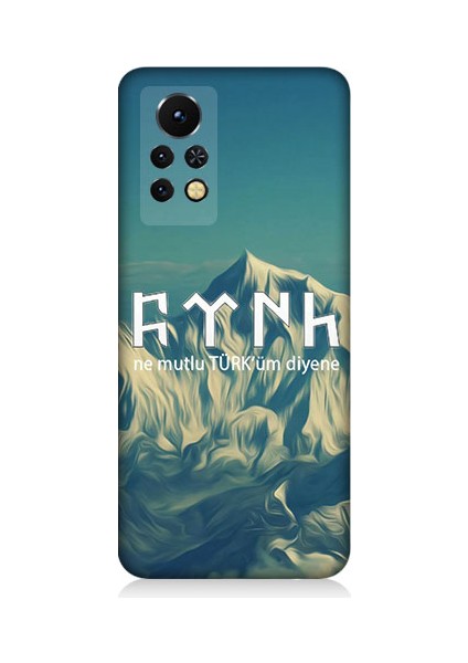 Infinix Note 11S Uyumlu Ne Mutlu Türküm Diyene Desenli Silikon Kılıf