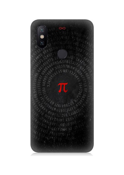 Xiaomi Mi A2 Lite Uyumlu Pi Sayısı ve Sonsuzluk Desenli Silikon Kılıf