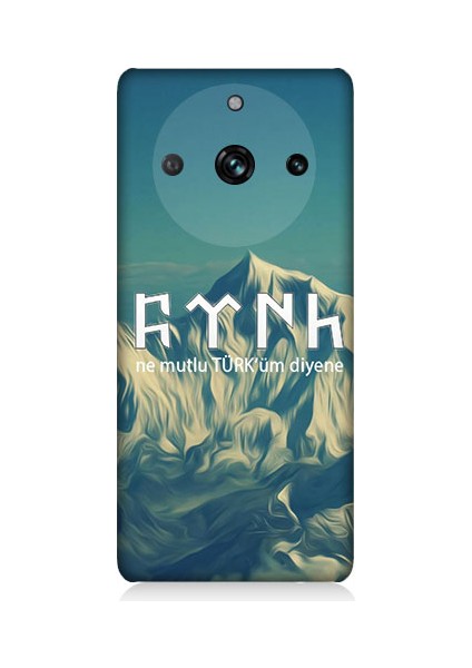 Realme 11 Pro Uyumlu Ne Mutlu Türküm Diyene Desenli Silikon Kılıf