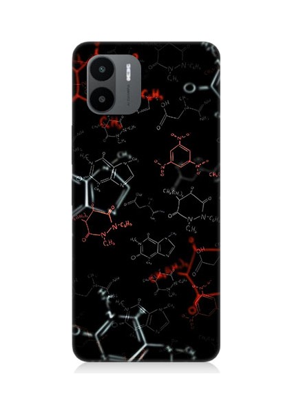 Xiaomi Redmi A1 Uyumlu Kimya Formülü Desenli Silikon Kılıf