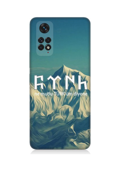 Xiaomi Redmi Note 11 Uyumlu Ne Mutlu Türküm Diyene Desenli Silikon Kılıf