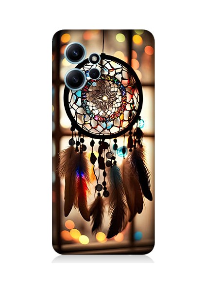 Xiaomi Redmi Note 12 Uyumlu Düş Kapanı Dreamcatcher Desenli Silikon Kılıf