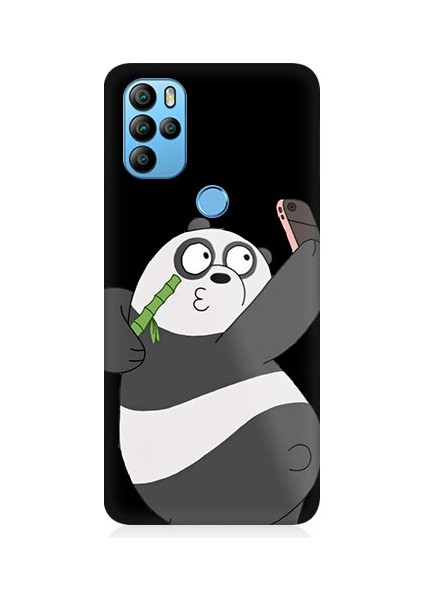 General Mobile GM21 Pro Uyumlu Selfie Çeken Panda Desenli Silikon Kılıf