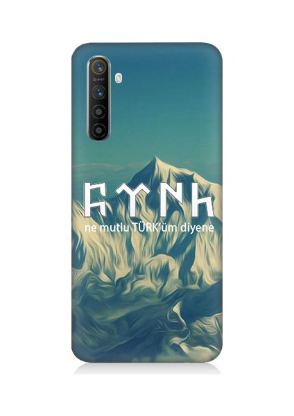 Realme X2 Uyumlu Ne Mutlu Türküm Diyene Desenli Silikon Kılıf