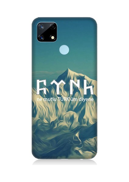 Realme 12 Uyumlu Ne Mutlu Türküm Diyene Desenli Silikon Kılıf