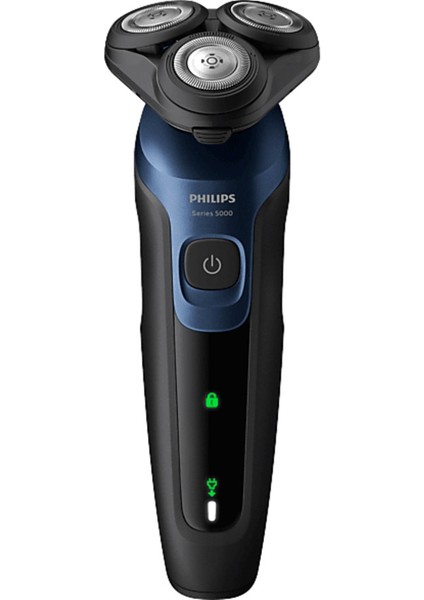 Sakal S5445/03 Shaver Series 5000 Islak Kuru Tıraş Makinesi 1-3 Şarjlı 30 - 60 Dk Mavi