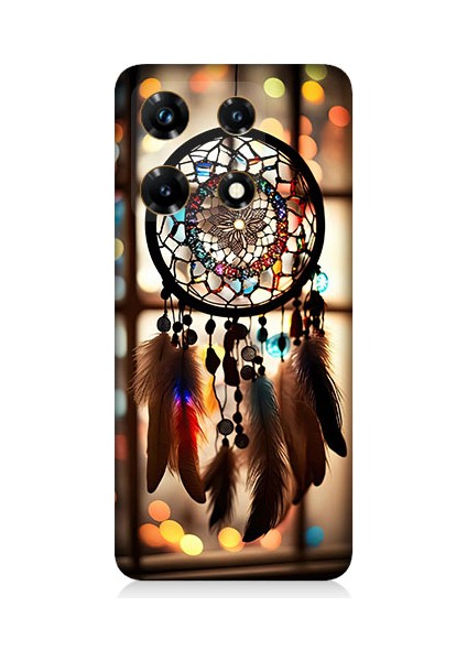 Infinix Note 30 Pro Uyumlu Düş Kapanı Dreamcatcher Desenli Silikon Kılıf
