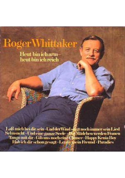 Roger Whittaker - Heut Bin Ich Arm - Plak