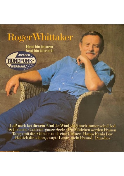 Roger Whittaker - Heut Bin Ich Arm - Plak