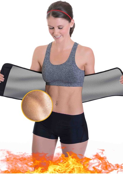 Termal Korse Göbek Bel Sauna Etkili Fitness Korsesi