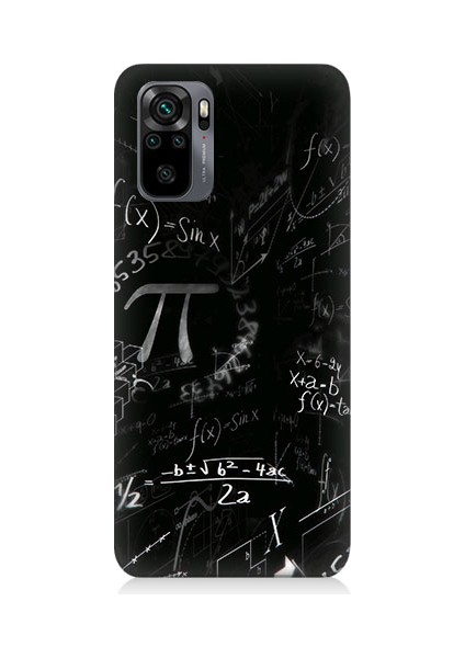 Xiaomi Redmi Note 10 Uyumlu Pi ve Matematik Formülü Desenli Silikon Kılıf