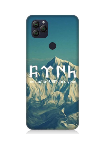 General Mobile GM22 Uyumlu Ne Mutlu Türküm Diyene Desenli Silikon Kılıf