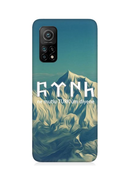 Xiaomi Mi 10T Pro Uyumlu Ne Mutlu Türküm Diyene Desenli Silikon Kılıf