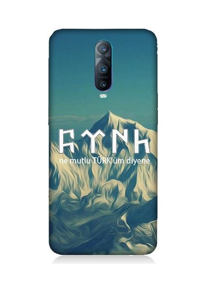 Oppo Rx 17 Pro Uyumlu Ne Mutlu Türküm Diyene Desenli Silikon Kılıf