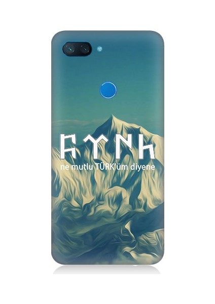 Xiaomi Mi 8 Lite Uyumlu Ne Mutlu Türküm Diyene Desenli Silikon Kılıf