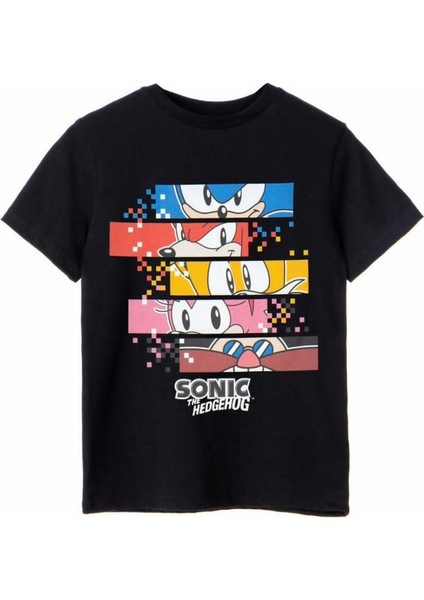 Sonic Baskılı Unisex Çocuk T-Shirt