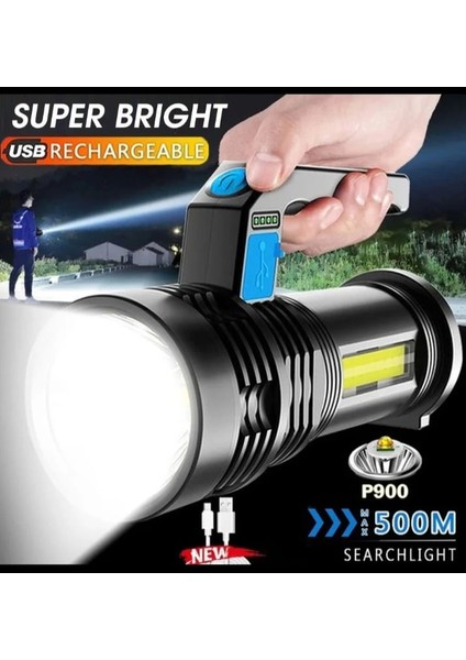 P-605 3W Cob LED Uzun Menzilli Fener modelleri
