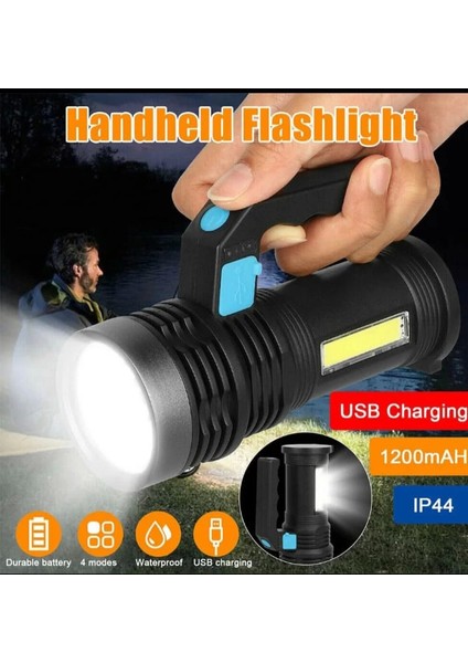 P-605 3W Cob LED Uzun Menzilli Fener fırsatları