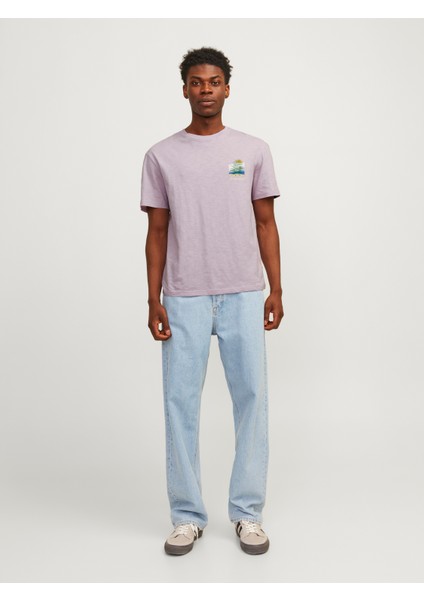 Erkek Gögüste Logo Baskili Kisa Kollu Tisört - Aruba fiyatları