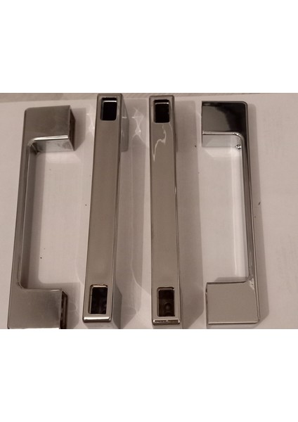 Plastik Duşakabin Krom Kare Kulp Gri Duş Seti fırsatları