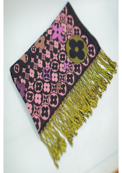 Siyah Pembe Pashmina Şal indirimleri