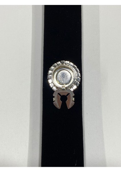 Taşlı Düğme /taşlı Klipsli Düğme/klipsli Klasik Model Düğme/ 2,5 cm Gümüş