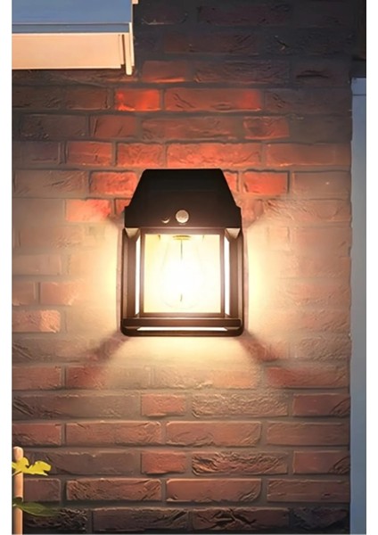 Genel Markalar B15 Suya Dayanıklı Hareket Sensörlü Güneş Enerjili Solar LED Dış Mekan Bahçe Lambası Bahçe Aydınlat indirimleri