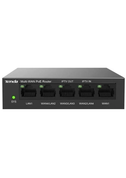 TENDA ROU G0-5G-PoE 5 Port PoE Router Resim-2