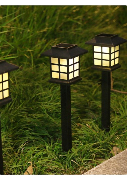 " 10 Adet " Güneş Enerjili Solar 5W Yol, Patika ve Çim Armatürü Günışığı (Sarı) 0 - 250 Watt Le fiyatları