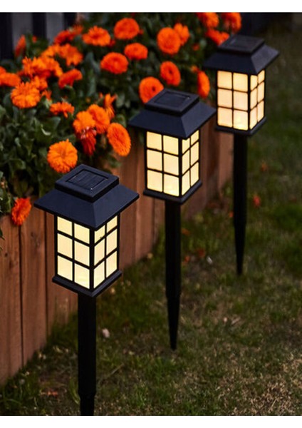 " 10 Adet " Güneş Enerjili Solar 5W Yol, Patika ve Çim Armatürü Günışığı (Sarı) 0 - 250 Watt Le indirimleri