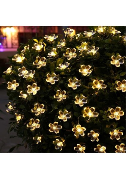 Güneş Enerji 50 Çiçekli Dekoratif Solar Bahçe Aydınlatma - Gün Işığı LED Sarı 8 Watt fiyatları