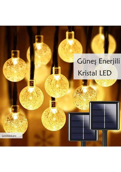 Sarı 7 Metre Sarı Opak Solar LED Işık Güneş Enerjili Bahçe Teras Balkon Ağaç Aydınlatma Lambası 30 fiyatları