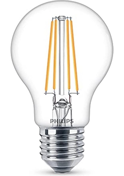 LED Classic 60W A60 Filament Ampul, 2700 Sarı Işık, E27 Normal Duy, Dim Edilmez 2'li Ekopa