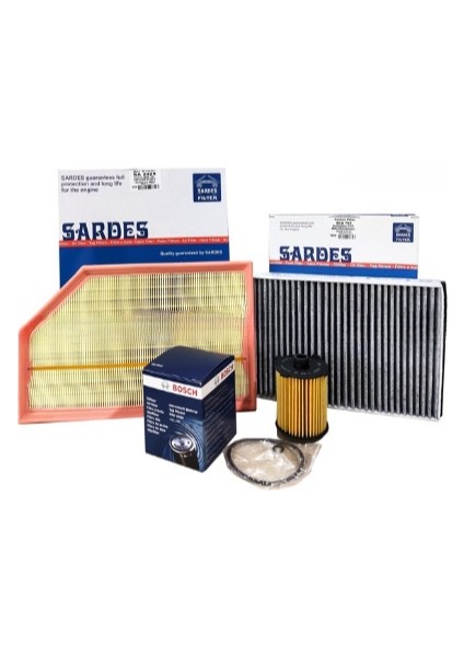 Volvo V40 1.5 T3 Benzinli Filtre Bakım Seti 2015-2019 Arası