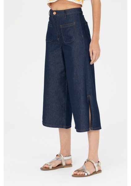 Kadın Koyu Lacivert Pantolon (Jean) 50264579-VR100 fiyatları