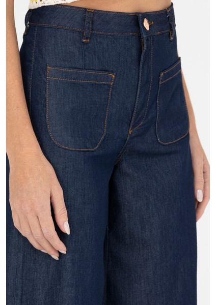 Kadın Koyu Lacivert Pantolon (Jean) 50264579-VR100 indirimleri