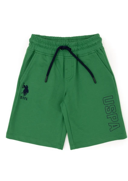 U.S. Polo Assn. Erkek Çocuk Yeşil Şort (Örme) 50284828-VR054